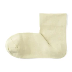 Outlet Muji Chaussettes cheville en modal mélangé à angle droit avec bord confortable pour femme