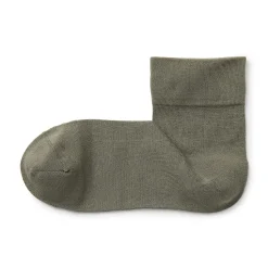 Outlet Muji Chaussettes cheville en modal mélangé à angle droit avec bord confortable pour femme