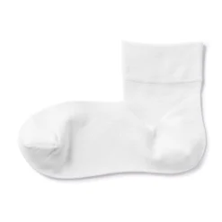 Outlet Muji Chaussettes cheville en modal mélangé à angle droit avec bord confortable pour femme