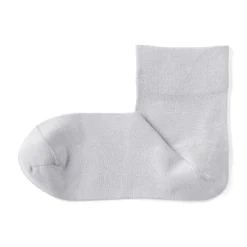 Outlet Muji Chaussettes cheville en modal mélangé à angle droit avec bord confortable pour femme