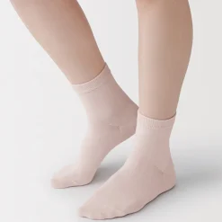 Clearance Muji Chaussettes courtes 3 couches à angle droit femme