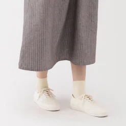 Clearance Muji Chaussettes courtes 3 couches à angle droit femme