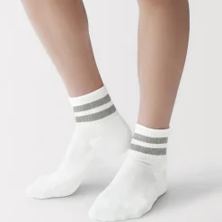 Best Muji Chaussettes courtes doublées en peluche à angle droit pour homme