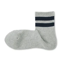 Best Muji Chaussettes courtes doublées en peluche à angle droit pour homme
