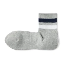 Best Muji Chaussettes courtes doublées en peluche à angle droit pour homme