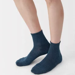 Muji Chaussettes courtes en peluche à angle droit pour homme