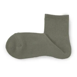 Muji Chaussettes courtes en peluche à angle droit pour homme