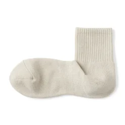 Muji Chaussettes courtes en peluche à angle droit pour homme