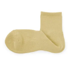 Muji Chaussettes courtes en peluche à angle droit pour homme