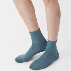 Muji Chaussettes courtes en peluche à angle droit pour homme