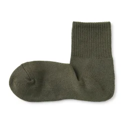 Muji Chaussettes courtes en peluche à angle droit pour homme
