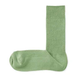 Discount Muji Chaussettes côtelées à angle droit pour homme