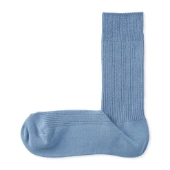 Discount Muji Chaussettes côtelées à angle droit pour homme