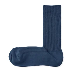 Discount Muji Chaussettes côtelées à angle droit pour homme