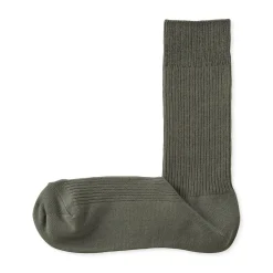 New Muji Chaussettes côtelées à angle droit pour homme