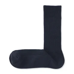 New Muji Chaussettes côtelées à angle droit pour homme