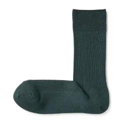 New Muji Chaussettes côtelées à angle droit pour homme