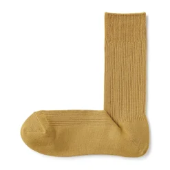New Muji Chaussettes côtelées à angle droit pour homme