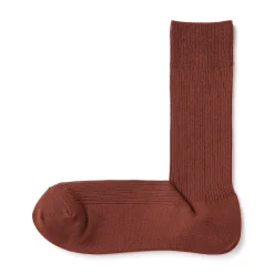 New Muji Chaussettes côtelées à angle droit pour homme