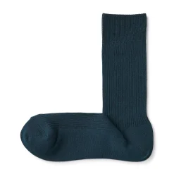 New Muji Chaussettes côtelées à angle droit pour homme