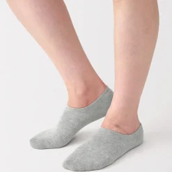 Clearance Muji Chaussettes de sport coupe angle droit pour femme