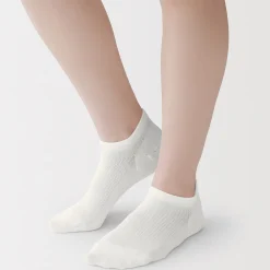 Sale Muji Chaussettes de sport en coton évacuant l'humidité pour femme