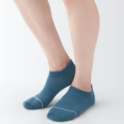 New Muji Chaussettes de sport en coton évacuant l``humidité pour femme
