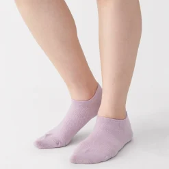 New Muji Chaussettes de sport en coton évacuant l``humidité pour femme