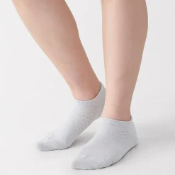 New Muji Chaussettes de sport en coton évacuant l``humidité pour femme
