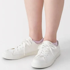 New Muji Chaussettes de sport en coton évacuant l``humidité pour femme