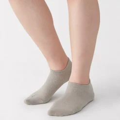 New Muji Chaussettes de sport en coton évacuant l``humidité pour femme