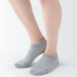 New Muji Chaussettes de sport en coton évacuant l``humidité pour femme