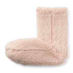 Online Muji Chaussettes d'intérieur en polyester recyclé et molleton Boa pour femme