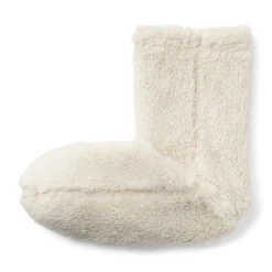 Online Muji Chaussettes d'intérieur en polyester recyclé et molleton Boa pour femme