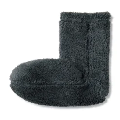 Clearance Muji Chaussettes d'intérieur en polyester recyclé et molleton Boa pour homme