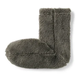 Clearance Muji Chaussettes d'intérieur en polyester recyclé et molleton Boa pour homme