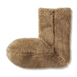 Clearance Muji Chaussettes d'intérieur en polyester recyclé et molleton Boa pour homme