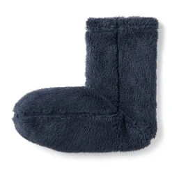 Clearance Muji Chaussettes d'intérieur en polyester recyclé et molleton Boa pour homme