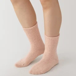 Best Muji Chaussettes d'intérieur en laine mélangée pour femme