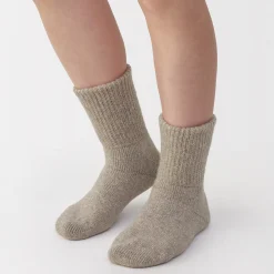 Best Muji Chaussettes d'intérieur en laine mélangée pour femme