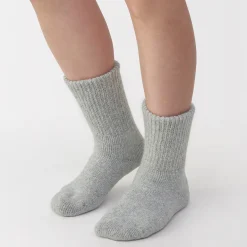 Best Muji Chaussettes d'intérieur en laine mélangée pour femme
