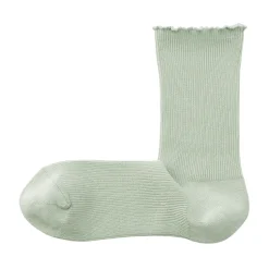Sale Muji Chaussettes en modal mélangé à angle droit avec bord confortable pour femme