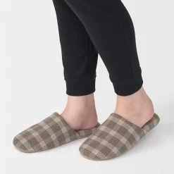 Hot Muji Chaussons doux en flanelle