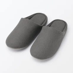 Sale Muji Chaussons mules à semelle intérieure en coton