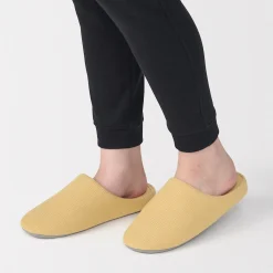 Sale Muji Chaussons mules à semelle intérieure en coton