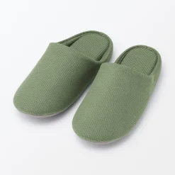 Sale Muji Chaussons mules à semelle intérieure en coton