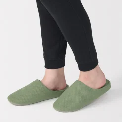 Sale Muji Chaussons mules à semelle intérieure en coton
