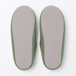 Sale Muji Chaussons mules à semelle intérieure en coton