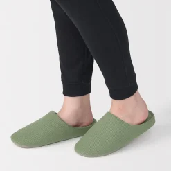 Sale Muji Chaussons mules à semelle intérieure en coton