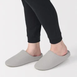 Sale Muji Chaussons mules à semelle intérieure en coton